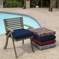 thumbnail image 6 of ARDEN Outdoor Seat Cushion, 19 x 19, Sapphire Blue Leala, 6 of 12