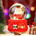thumbnail image 2 of HWRETIE Christmas Music Box LED Light Decorative Ornament, 2 of 7