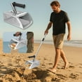 thumbnail image 2 of Sable pour Détection de Métaux Râteau à Puces de Sable pour Plage avec Poignée Pelle à Sable en Acier Inoxydable Robuste avec Long Manche Idéal pour Soudure Numérique sous-Marine, 2 of 4