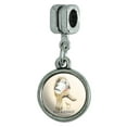 thumbnail image 1 of Pup-a-cinno Coffee Puppy Dog Humor Funny Italian European Style Bracelet Charm Bead, 1 of 5
