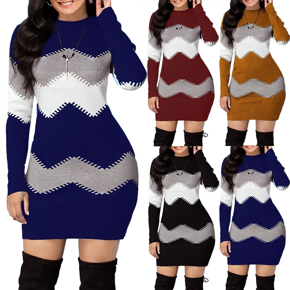 plus size mini sweater dress