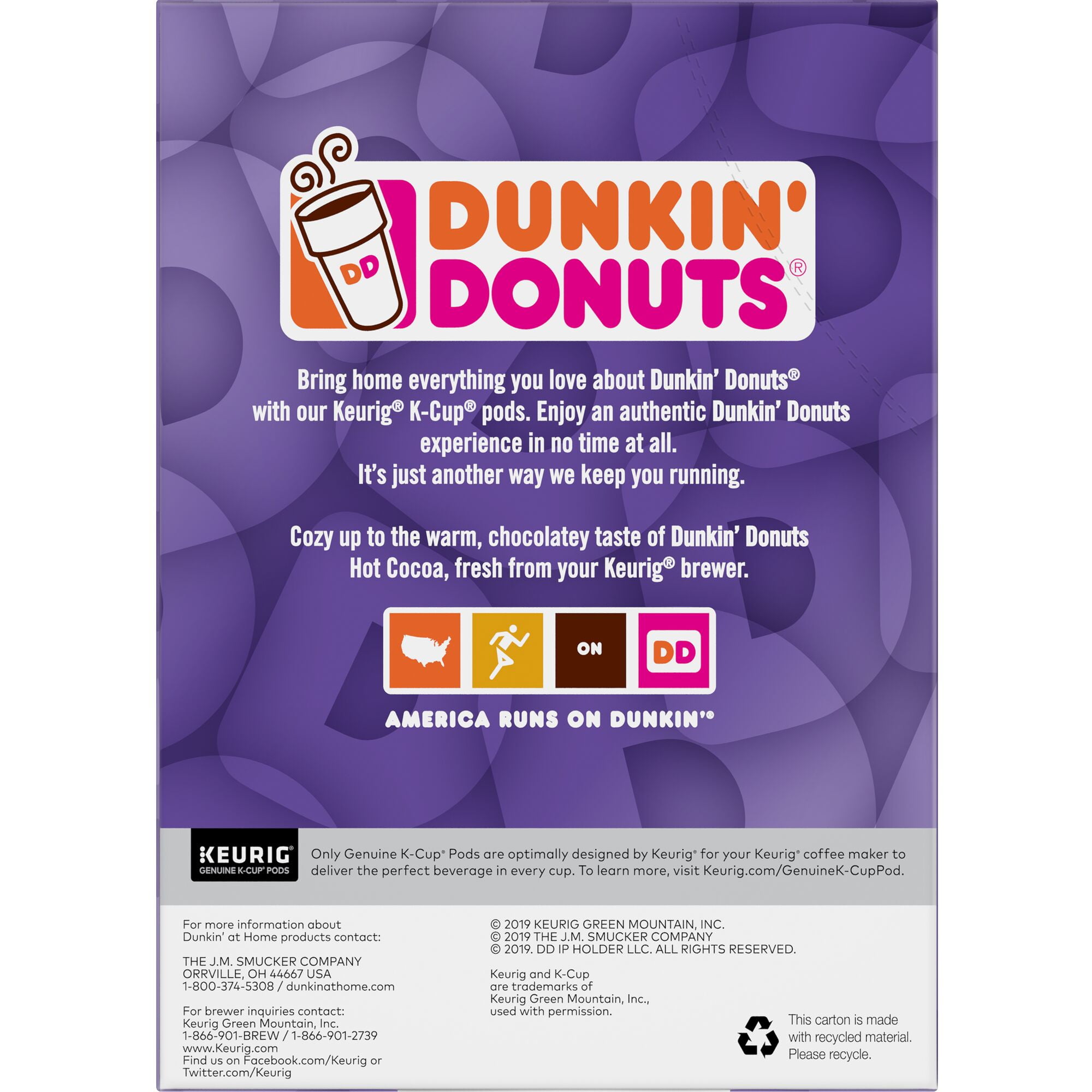 Dunkin Donuts Nutrition Facts Hot Chocolate | Besto Blog