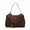 coffee, variant on Genuine Leather Hobo Bag, Women's Suede Flap Underarm Shoulder Crossbody Purse