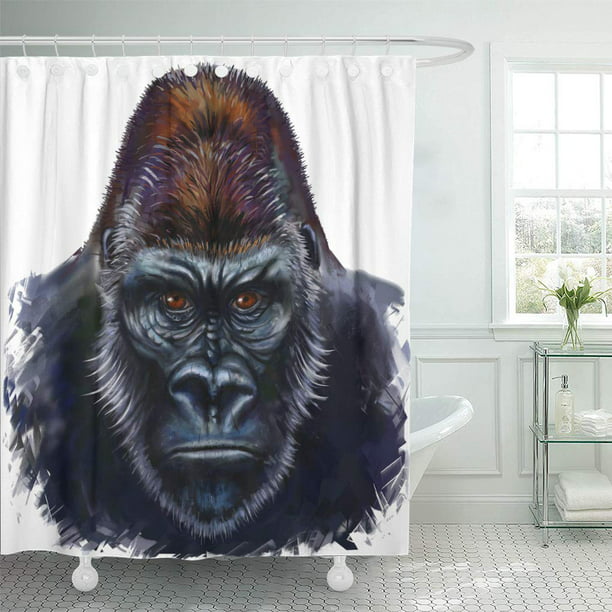 Shower Curtain 60x72 Inch, Sloth King Kong Shower Curtain