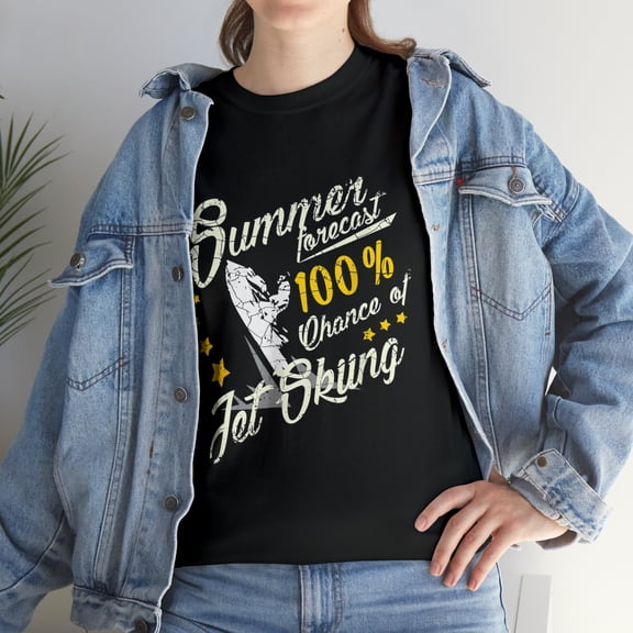 Jet Ski Summer Forecast of Jet Skiing T-Shirt
