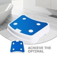 thumbnail image 2 of Bathroom Stool Step Squatting Footstool Plastic Toilet Stepping Stool Anti-skid Toilet Stool Stepping Stool, 2 of 9
