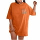 thumbnail image 1 of Camisetas de gran tamaño para mujer, camisetas de manga corta con eslogan gráfico de talla grande y hombros caídos, camisetas holgadas de verano Fridja  gope3599, 1 of 9