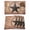 Brown Black, variant on Texas Star Western Placemats Set of 4, Brown Farm Country Gray Wooden Board Placemats for Dining Table, Place Mats for Kitchen Tabletop, Waterproof Wipeable Dining Table Mats Set