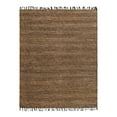thumbnail image 2 of Unique Loom Braided Jute Collection Area Rug - Assam (8' x 10' Rectangle Black/Natural), 2 of 6