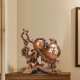 thumbnail image 1 of Adornos de calabaza de estatua de calabaza de resina de Feng Shui chino, decoración de riqueza de reunión familiar para porche de gabinete, hogar, Macarena Estatua de calabaza de resina, 1 of 8