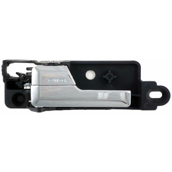 Rear Left Driver Side Interior Door Handle with Chrome Lever For 06-12 Ford Fusion/07-12 Lincoln MKZ/06 Lincoln Zephyr/06-11 Mercury Milan