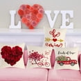 thumbnail image 1 of TIMIFIS Valentines Pillow Covers 18x18 Inches 1PCValentines Decorations Series Cushion Cover Case Pillow Custom Zippered Square Pillowcase, 1 of 7