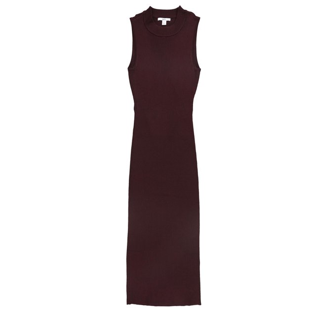 bar III Vestido suéter con espalda abierta para mujer, rojo, pequeño