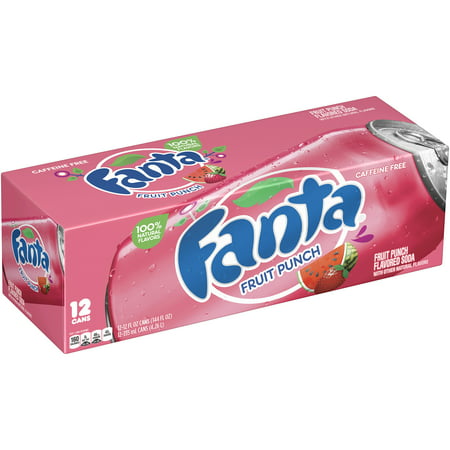 Fanta® Fruit Punch Soda 12-12 fl. oz. Cans - Walmart.com