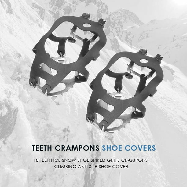 PENGXIANG 18 Teeth Ice Snow Shoe Spiked Grips Crampons Climbing