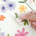 thumbnail image 3 of Floral Wall Decals for Nursery, 8 Sheets Stickers 102 Pieces Flower Decals, Colorful Garden Theme Room Decor Kids Bedroom Classroom Living Room Mural, 3 of 7