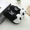 thumbnail image 2 of Cathalem Toddler Boy Slip on Shoes Childrens Girl Cotton Slippers Cute Stereoscopic Panda Warm Indoor Girls Shoes Size 7 Toddler Shoes Black 3.5 Years, 2 of 5