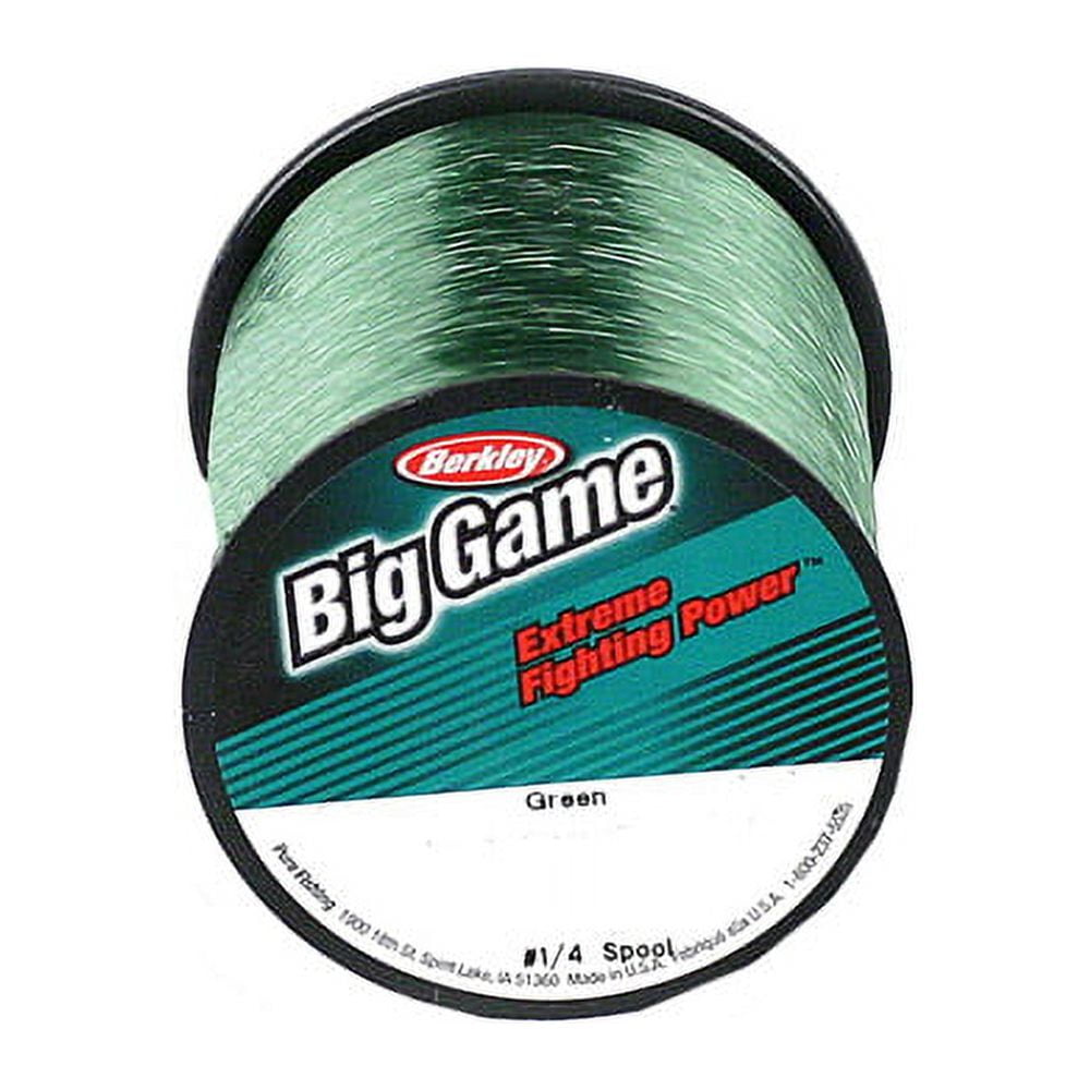 (2 pack) Berkley Trilene® Big Game™ Monofilament Fishing Line, Green, 20 lb Test Strength, 650 yd