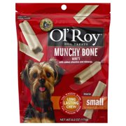 Ol' Roy Munchy Bone Mini's Bone Dog Treats, 6.2 Oz
