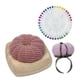 thumbnail image 4 of de alfiler con anillo de usable, alfiletero, herramienta artesanal DIY, suministros de costura, aguja de coser, cojín en forma de calabaza Rosa BLESIY Alfiletero, 4 of 8