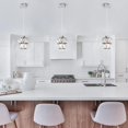 thumbnail image 4 of AIR-1-Light 5.5" Crystal Pendant Light Modern Mini Pendant Lights for Kitchen Island Round Chrome Small Pendant Light Fixture Ceiling Hanging for Hallway, 4 of 4