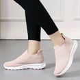 thumbnail image 3 of CPNG Walking Shoes for Women's Woven Orthopedic Breathable Soft Shoes Go Walking Slip On Foam Shoes Hands Slip in Sneakers Arch Support Lightweight and Comfortable Shoe, 3 of 9