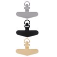thumbnail image 1 of Upgrade Metal Phone Lanyard Tether Patch Rotatable Ultra Thin Stainless Steel Cell Phones Strap Connector Hanging Cord Tab Cards A-Rotate Mixed 3PCS, 1 of 6