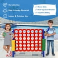 thumbnail image 2 of Costway 4 in A Row Jumbo 4-to-Score Game Set W/Storage Carrying Bag for Kids Adult, 2 of 12