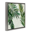 thumbnail image 4 of Stupell Industries Restful Palms with Shadows Plants & Flowers Painting Gray Floater Framed Canvas Art Print Wall Art, 25 x 25, 4 of 10