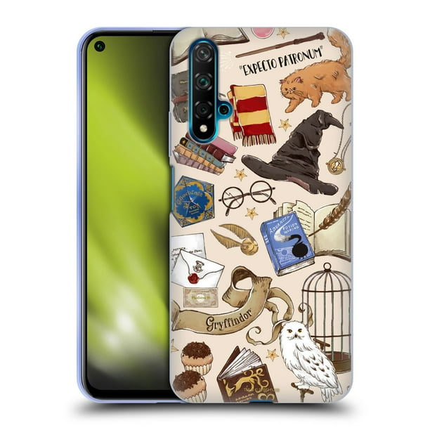 Head Case Designs Officially Licensed Harry Potter Deathly Hallows Xxxvii Hogwarts Pattern Soft Gel Case Compatible With Huawei Huawei Nova 5t Walmart Com Walmart Com