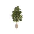 thumbnail image 1 of Nearly Natural Royal Ficus - Artificial plant - green, sand planter, 1 of 1
