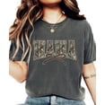 thumbnail image 2 of Mama Camo Varsity Letter T-Shirt for Women - Coquette Bow Graphic Tee - Trendy Mom Shirt Pepper Shirt Adult Small, 2 of 7