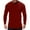 Wine, variant on Men's Fashion Casual T Shirt Long Sleeve Round Neck Solid Color Outdoor Sports Fitness Top with Curved Hem Mens Casual Crew Neck Basic Tees