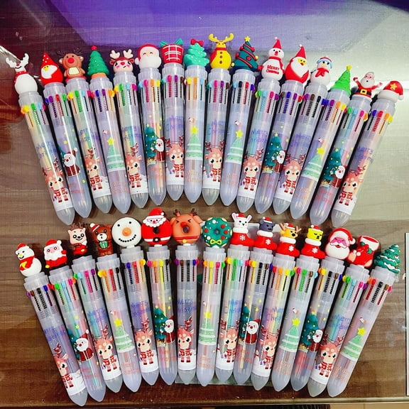 18PCS Christmas ballpoint pens (Random style)