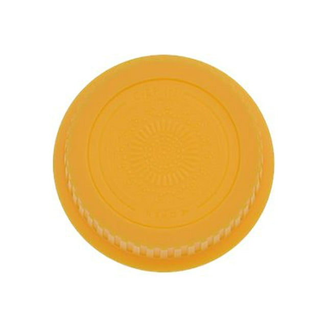 Fotodiox Cap-Rear-EOS-Yellow Designer Rear Lens Cap for All Canon EOS Lenses & Fits EF & EFS, Yellow