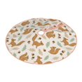 thumbnail image 2 of Balery Squirrel And Leaves Printed Christmas Tree Skirt , Merry Christmas Party Christmas Tree Decoration,Adjustable Tree Skirt-30", 2 of 8