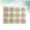 thumbnail image 4 of RENACLIPY 12Pcs Packing Sticker Light Brown Kraft Label Adhesive Sealing Tape for Baking Bags, 4 of 8