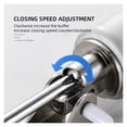 thumbnail image 4 of Automatic Spring Door Closer 90 Degrees Positioning Stop Buffer Speed Adjustment Door Closing Device Furniture Door Hardware ,Long Lasting, 4 of 8