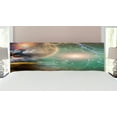 thumbnail image 1 of Fantasy Headboard, Different Sky Celestial Events with an Eagle Thunderstorm Clouds Outer Space Image, Upholstered Decorative Metal Bed Headboard with Memory Foam, King Size, Multicolor, by Ambesonne, 1 of 4