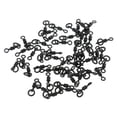 thumbnail image 3 of S SERENABLE 50Pcs Carp Fishing Swivels Micro Hook Swivels Connector Chod Rig 18mm, 3 of 7