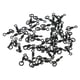 thumbnail image 3 of 50 Uds. Giratorios de pesca, conector giratorio giratorio, anillos sólidos, aparejos de pesca de carpa 18mm Cola Eslabones giratorios de pesca, 3 of 7