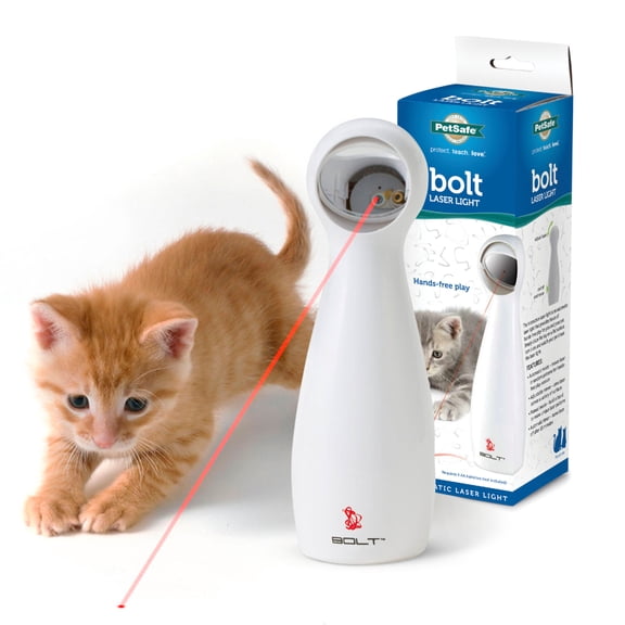 PetSafe Bolt Automatic Laser Light Cat Toy, Interactive, Adjustable, 2 Play Modes