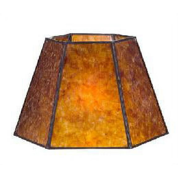 B&P Lamp® Antique Amber, 7 * 12 * 7.5, UNO, 1In., Plain, (5)