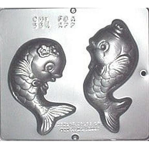 554 Happy Fish Chocolate Candy Mold
