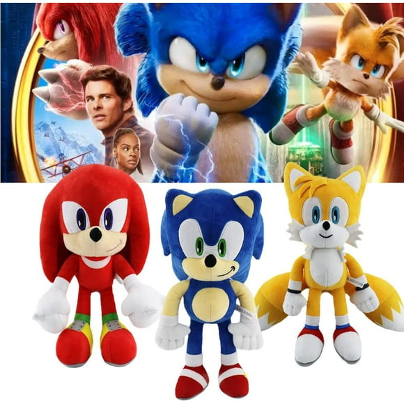 3pcs Sonic Plush Toys, Sonic Soft Toys, Sonic Stuffed Plush, for Sonic Fans