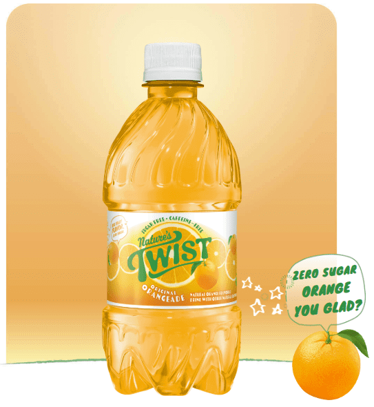 Nature's Twist Sugar Free Orangeade; 6-pack; 12oz bottles