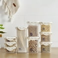 thumbnail image 2 of Food Jar Food Grade Dust-proof Plastic Scale Mark Style Food Sealing Jar for Home, 2 of 8