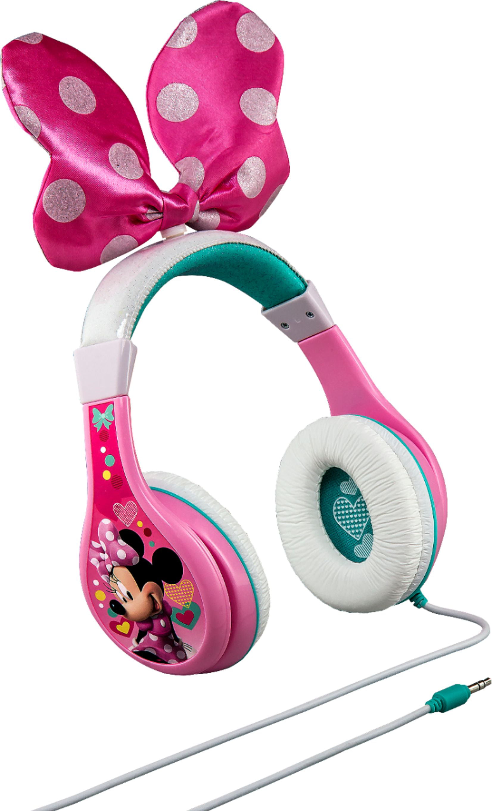 Inolvidable aeropuerto caballo de Troya eKids - Minnie Mouse Bow-tique Wired Over-the-Ear Headphones - Pink/White -  Walmart.com