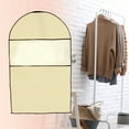 thumbnail image 6 of Unique Bargains 3 Pcs Dustproof Perspective Garment Bag for Closet  Beige 39.37"x23.62", 6 of 6