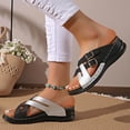 thumbnail image 4 of Willtoo 2026 Orthopedic Casual Sandals for Women Arch Support Summer Flat Sandals Wide Width Slip on Non Slip Beach Slippers Comfortable 2026 2026 Orthopedic Shoes, 4 of 6